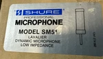 Shure Lavalier Microphone SM51 Nos Low Z. Fixed Price $50.00.