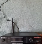 Phenyx Pro PTV-1 Wireless Dual Channel Microphone Receiver Black. Fixed Price $45.00.