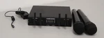 Audio Technica ATW-1322 2.4GHZ Wireless Handheld System ATW-T1002 Microphones. Fixed Price $649.99.