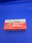 Realistic 33-984B Highball Unidirectional Dynamic Microphone New In Box. Fixed Price $85.79.