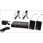 Galaxy Audio EDXR38VV Dualchannel Wireless Lavalier System Band Black Ln. Fixed Price $211.19.