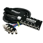 Elite Core 8 4 Channel 25' Pro Stage Audio Xlr Mic Snake W/box Send/returns. Fixed Price $206.99.