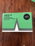Set Of 2 Akai DM-13 Dynamic Microphones Non Directional W/stands New Nos. Fixed Price $290.00.