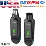 Lekato Wireless Microphone Transmitter Receiver 2.4GHZ, 48V Phantom Power. Fixed Price $44.59.