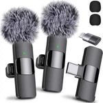 2 Pack Iphone Crystal Clear Recording With Usb-c For Podcast Microphone. Fixed Price $22.00.