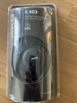 Akg K403 Foldable Mini Headphones With Original Box And Manual. Fixed Price $29.00.