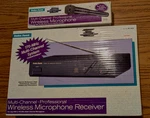 Radioshack Wireless Microphone Receiver 32-1233 + 32-1230 Tested. Fixed Price $9.99.