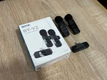 Boya BY-V2 Wireless Lavalier Microphone For Iphone Ipad Transmitters & 1 Rx. Fixed Price $40.00.
