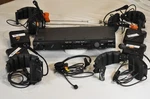 Telex BTR-200 Intercom Base Station W/4 Beltpacks/headsets & Pelican Case. Fixed Price $650.00.