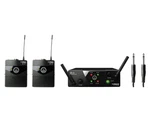 Akg WMS40 Mini Dual Instrumental System (US25B/D) Wireless Guitar Set. Fixed Price $295.00.