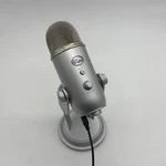 Blue Yeti Professional Usb Condenser Microphone With Stand - Silver. Fixed Price $39.00.
