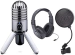 Samson Meteor Usb Studio Microphone Large Diaphragm, Built-in Monitoring +. Fixed Price $89.99.