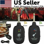 Uhf Guitar Wireless System Transmitter+receiver Built In Rechargeable Battery. Fixed Price $14.89.
