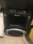 Emerson Karaoke Machine W/ Screen Dvd Cdg Player 2 Microphones + Cds. Fixed Price $34.99.