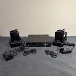 Williams Sound Fm T55 + CHG3512 Dual Chargers 4 R37 Receivers Headsets. Fixed Price $799.00.