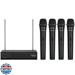 Phenyx Pro Wireless Microphone System, 4 Channel Vhf. Fixed Price $159.99.