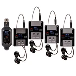 Galaxy Audio ASD-700 Wireless Monitor System With 4 Receivers & Earbuds. Fixed Price $679.99.