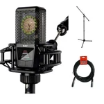 Lewitt Ray Diaphragm Condenser Mic Bundle W/ Stand Fixed Boom Xlr- Cable. Fixed Price $469.99.