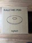 Logitech Rally Pod Microphone 989-000430 Black New Open Box. Fixed Price $318.00.