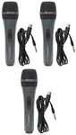 3 Technical Pro MK75 Karaoke Dj Wired Microphones MICS+10 Ft. Xlr To 1/4" Cables. Fixed Price $34.85.