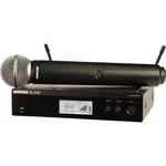Shure BLX24R/SM58 Wireless System W/ Rckmntble Receiver And Mic Capsule H10. Fixed Price $469.00.