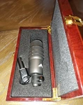 Audio Technica AE2500 Cardioid Dual-element Condenser/dynamic Microphone W/mount. Fixed Price $269.99.