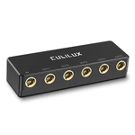 Cubilux Passive 6.35MM Headphones Splitter Box, 1/4 Stereo Multi Audio Distr.... Fixed Price $33.00.