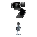 Logitech LOGISTREAMBDL2 Hd Pro Webcam C922 With Blue Mi. Fixed Price $387.30.