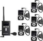 Retekess T130S T131S Audio Tour Guide System, Transmitter 5 Receivers. Fixed Price $145.99.