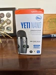 Logitech Blue Yeti Nano Premium Usb Microphone For Pc, Mac, Gaming, Shadow Grey. Fixed Price $49.98.