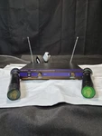 Vocopro VHF-3000 Dual Channel Wireless Microphone System Receiver And 2 Mics. Fixed Price $95.00.