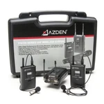 Azden 330LT Uhf Camera Dual Body Pack System Microphones Tx-rx Kit. Fixed Price $1004.90.