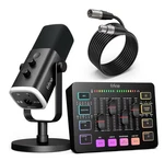 Fifine Gaming Equipment Bundle, Dynamic Xlr/usb Microphone Set With Mixer. Fixed Price $79.99.