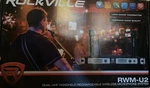 Rockville RWM-U2 Dual Uhf Handheld Rechargeable Wireless Microphone System. Fixed Price $200.00.