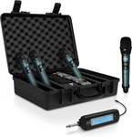 Pyle Portable Uhf Band Receiver System 4 Channel Wireless Microphone. Fixed Price $154.00.