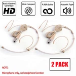 2X Headset Headworn Microphone Mini Xlr Pin TA4F For Shure Wireless System. Fixed Price $25.64.
