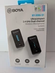 Boya XM6-S1 2.4GHZ Ultracompact Wireless Microphone System Transmitter&receiver. Fixed Price $49.99.