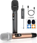 Fduce W-19II Uhf Dual Microphone System With Rechargeable Receiver For Karaoke. Fixed Price $36.09.