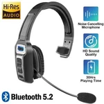 Trucker Bluetooth 5.3 Wireless Headset With Noise Cancelling Mic For Phones Pc. Fixed Price $33.99.
