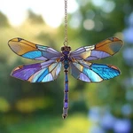Blue Dragonfly Acrylic Suncatcher, Garden Decor, Window Hanging, Memorial Gift. Fixed Price $16.74.