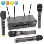 Pyle Wireless Bluetooth Portable Battery Operated 4-MIC Set 5LBS. PDWM4120. Fixed Price $136.99.