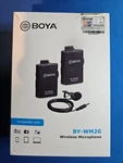 Boya BY-WM2G Wireless Microphone System. Fixed Price $15.00.