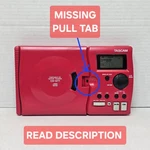 Tascam CD-GT1 Red Portable Guitar Trainer Tested & Working. Fixed Price $18.79.