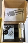 Mxl 910 Silver Wired Condenser Microphone With Mount And Case. Fixed Price $90.00.