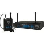 Nady UHF-3LT499.55 Diversity Receiver With UB-3 Lavalier Bodypack Trans. Fixed Price $133.85.