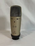 Behringer C-3 Wired Condenser Microphone W/ Pad Switch & Hard Case, Gold. Fixed Price $34.99.