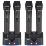 Vocopro 4X Uhf Handheld Rechargeable Microphones With 2X Charging Stations,.... Fixed Price $389.00.