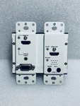 C2G 4K Hdmi & Vga + Audio Over Cat Extender Wall Plate Transmitter - (read). Fixed Price $40.00.