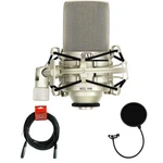 Mxl 990 Large-diaphragm Condenser Mic Bundle With Pop Filter & Xlr Cable. Fixed Price $99.95.