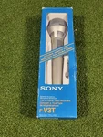Vintage Sony F-V3T Dynamic Microphone With Adapter. Fixed Price $30.00.